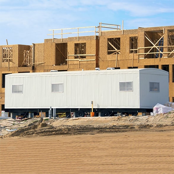 our construction & jobsite shower trailers are designed to accommodate a high volume of workers at job sites